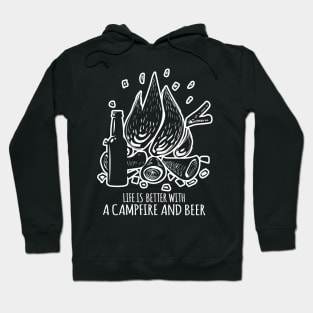 Funny Campfire Beer Hoodie